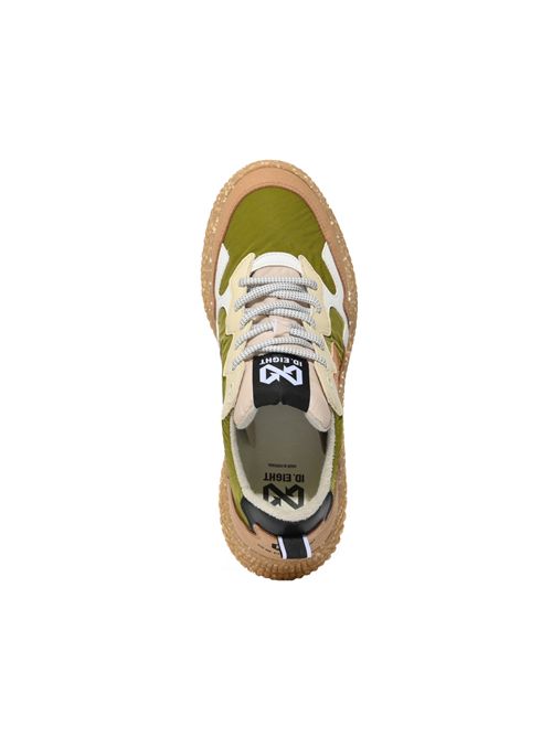 Sneakers Hana Wild Green in materiale riciclato Id. Eight | HANA UWILD GREEN